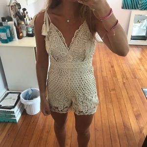 Lace romper
